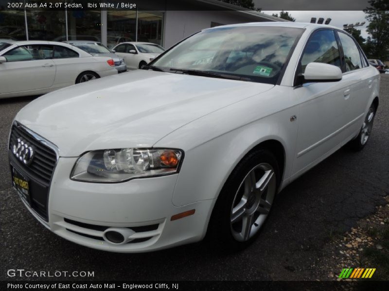 Ibis White / Beige 2007 Audi A4 2.0T Sedan