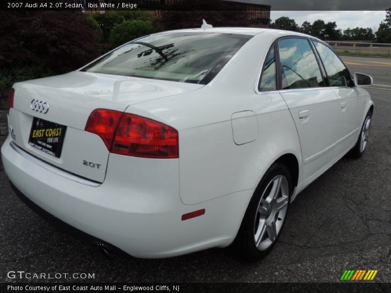 Ibis White / Beige 2007 Audi A4 2.0T Sedan