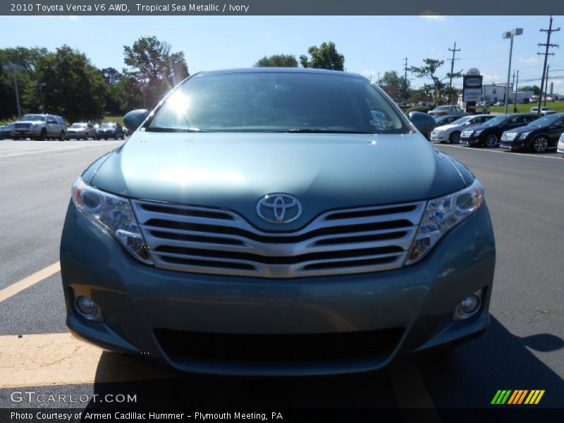 Tropical Sea Metallic / Ivory 2010 Toyota Venza V6 AWD