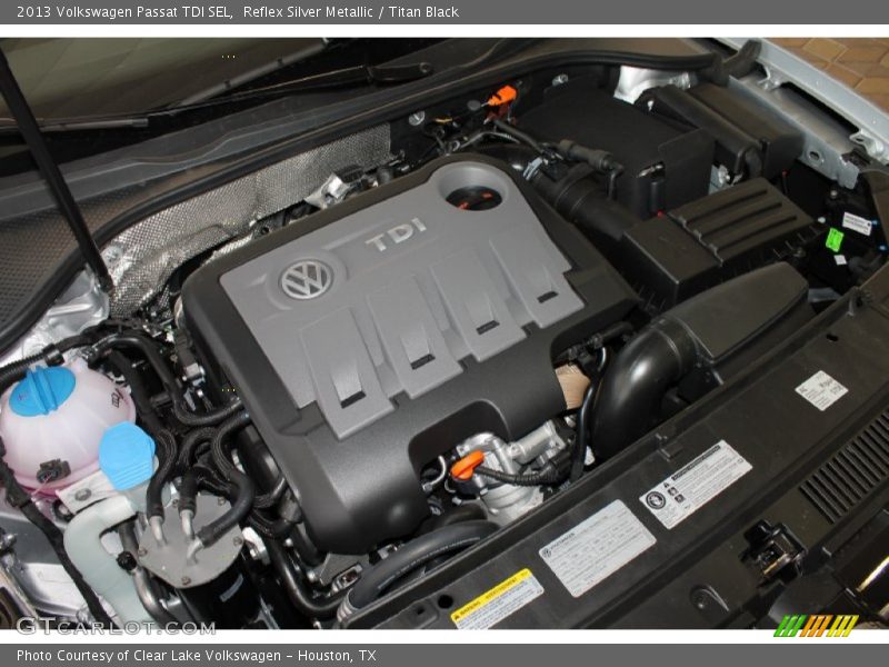 Reflex Silver Metallic / Titan Black 2013 Volkswagen Passat TDI SEL