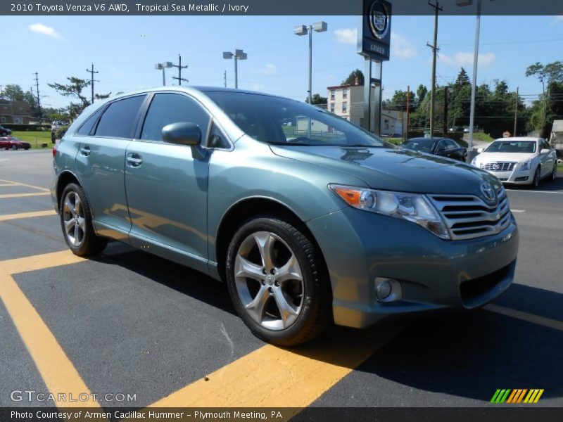 Tropical Sea Metallic / Ivory 2010 Toyota Venza V6 AWD