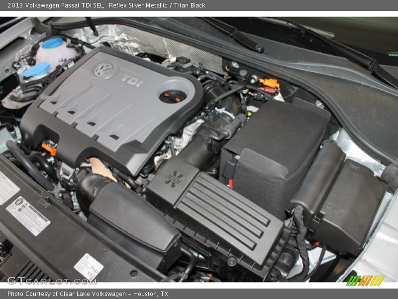 Reflex Silver Metallic / Titan Black 2013 Volkswagen Passat TDI SEL