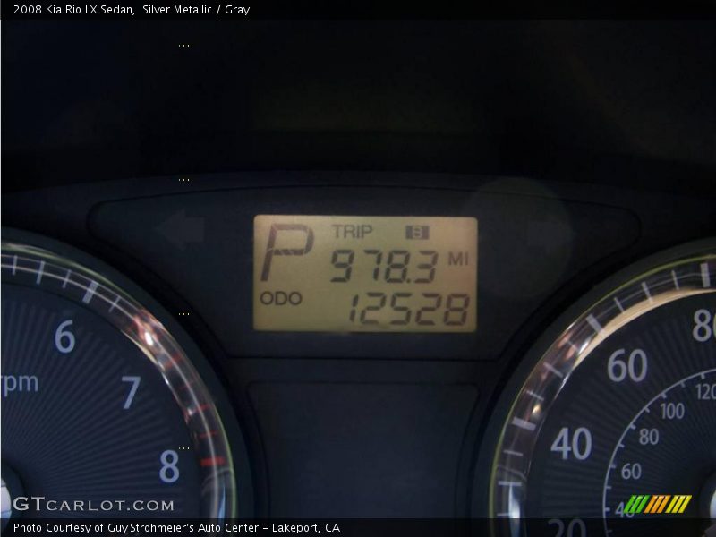 Silver Metallic / Gray 2008 Kia Rio LX Sedan