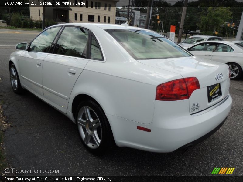 Ibis White / Beige 2007 Audi A4 2.0T Sedan