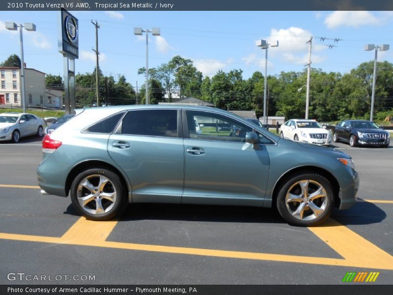 Tropical Sea Metallic / Ivory 2010 Toyota Venza V6 AWD