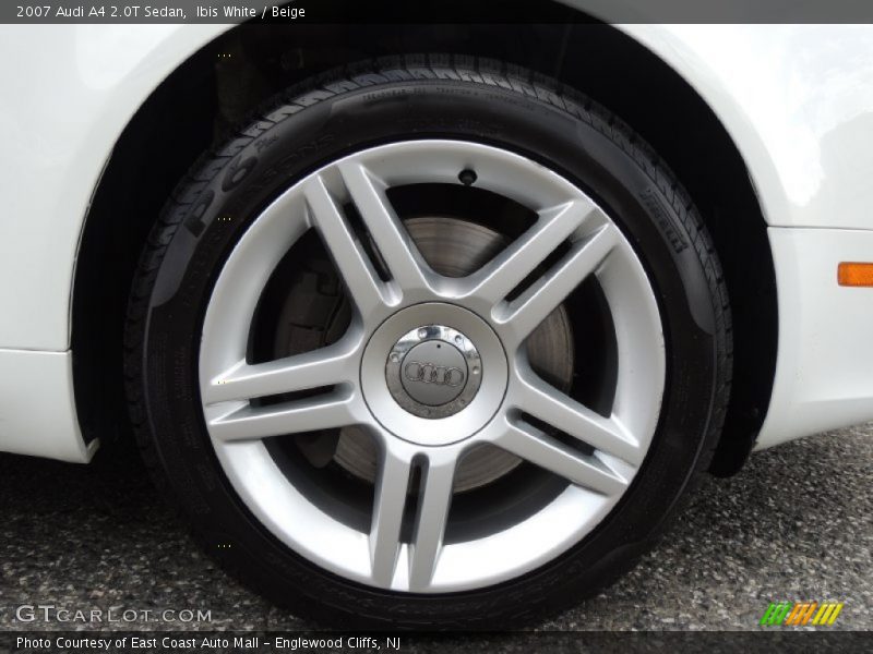Ibis White / Beige 2007 Audi A4 2.0T Sedan