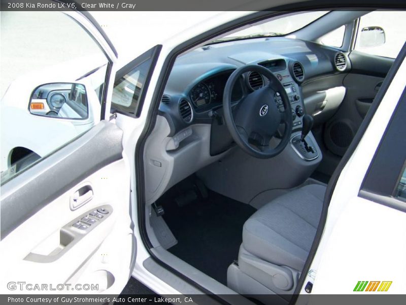 Clear White / Gray 2008 Kia Rondo LX V6