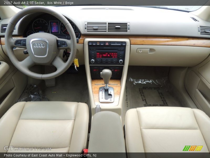 Ibis White / Beige 2007 Audi A4 2.0T Sedan