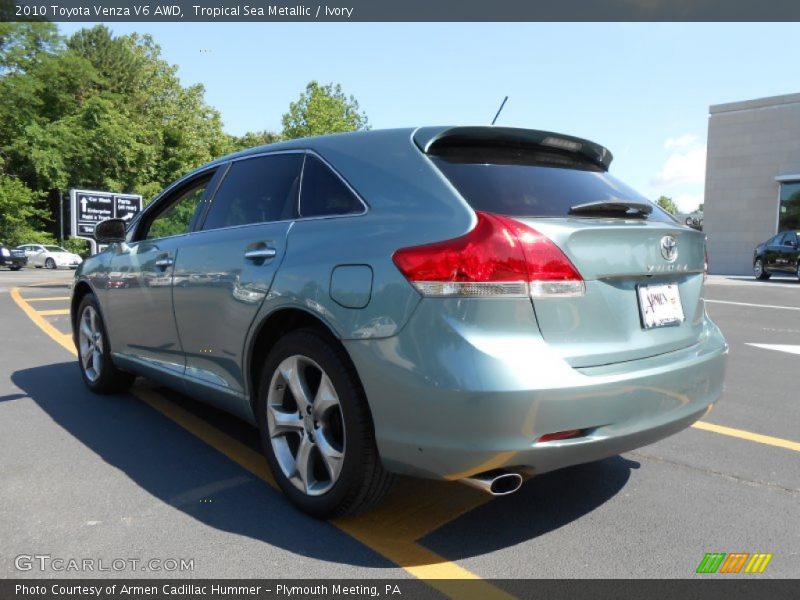 Tropical Sea Metallic / Ivory 2010 Toyota Venza V6 AWD