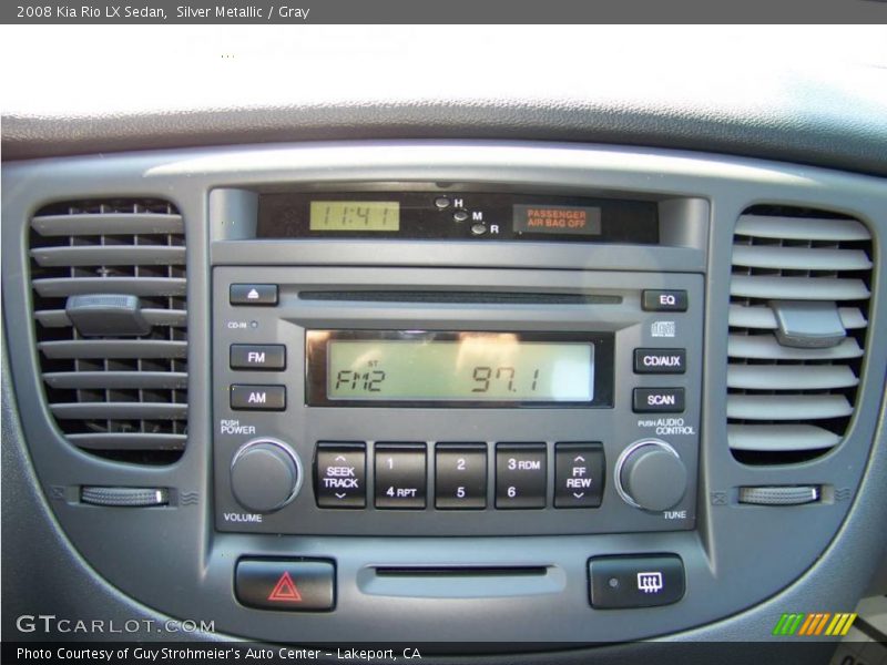 Silver Metallic / Gray 2008 Kia Rio LX Sedan