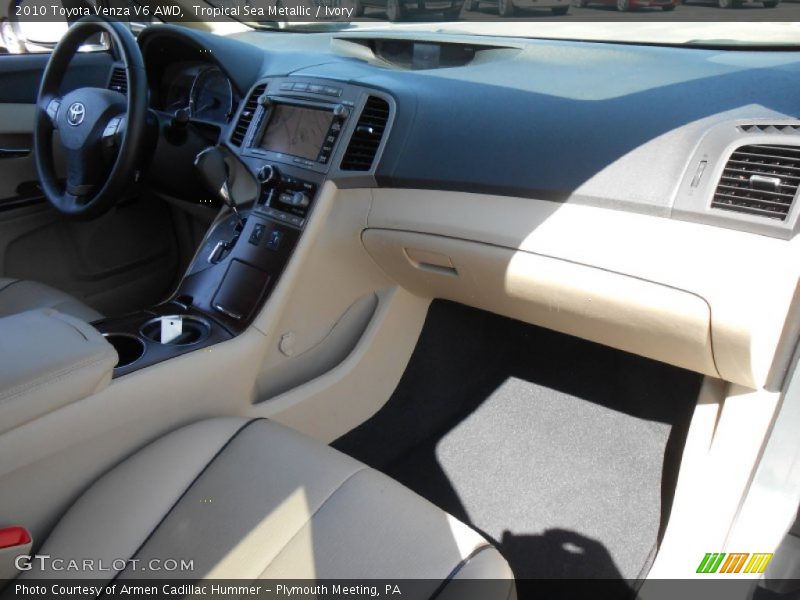 Tropical Sea Metallic / Ivory 2010 Toyota Venza V6 AWD