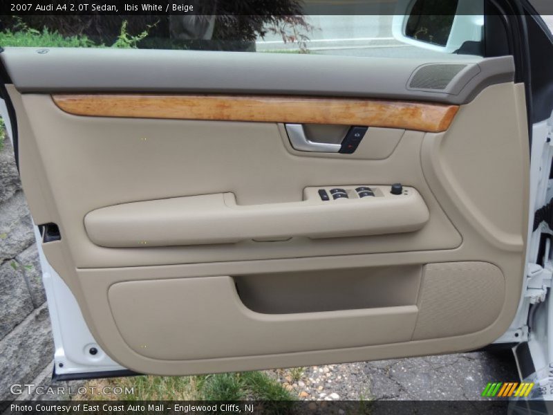 Ibis White / Beige 2007 Audi A4 2.0T Sedan
