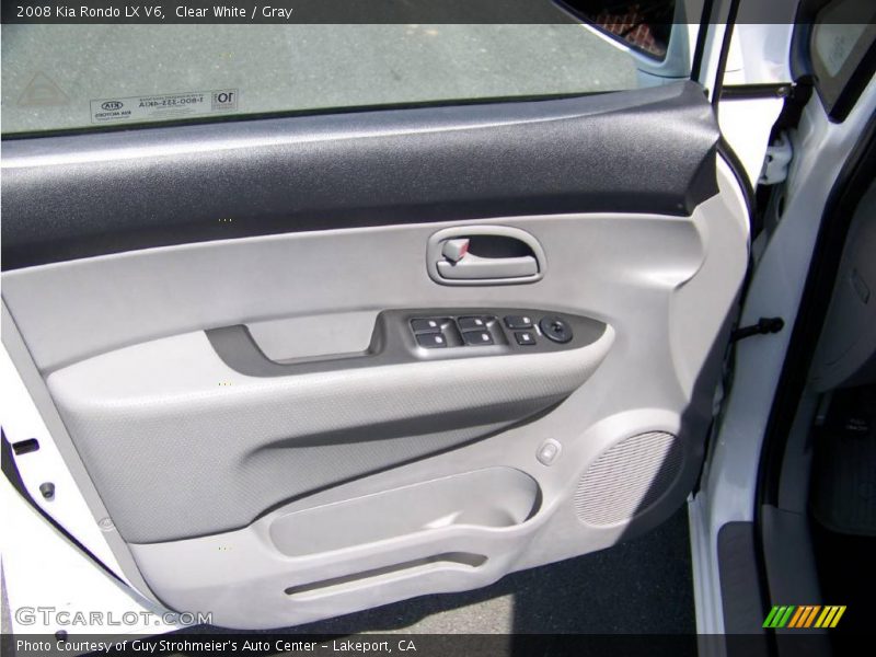 Clear White / Gray 2008 Kia Rondo LX V6