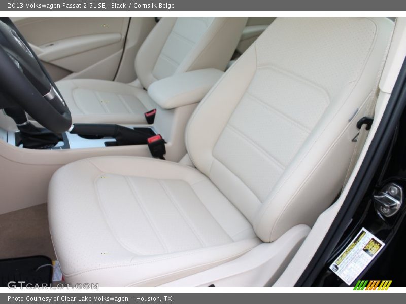 Black / Cornsilk Beige 2013 Volkswagen Passat 2.5L SE