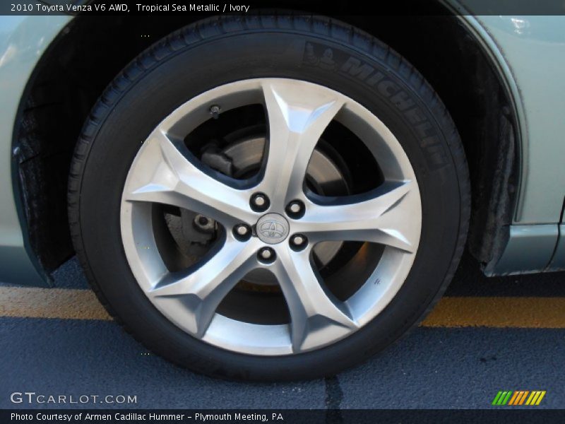 Tropical Sea Metallic / Ivory 2010 Toyota Venza V6 AWD