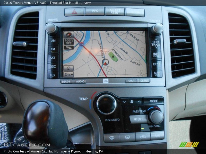 Tropical Sea Metallic / Ivory 2010 Toyota Venza V6 AWD