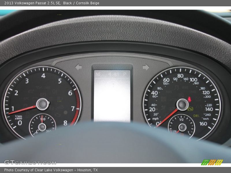 Black / Cornsilk Beige 2013 Volkswagen Passat 2.5L SE