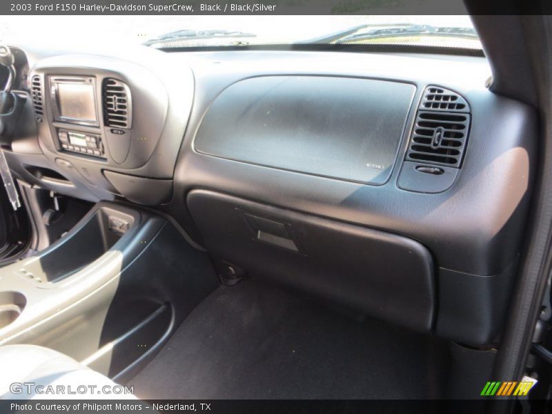 Black / Black/Silver 2003 Ford F150 Harley-Davidson SuperCrew