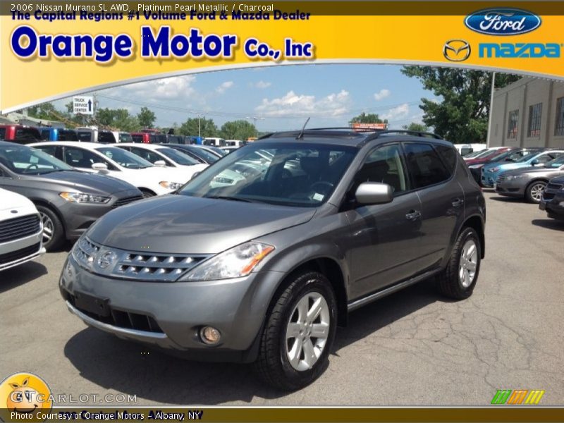 Platinum Pearl Metallic / Charcoal 2006 Nissan Murano SL AWD