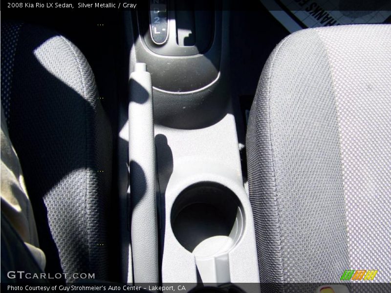Silver Metallic / Gray 2008 Kia Rio LX Sedan