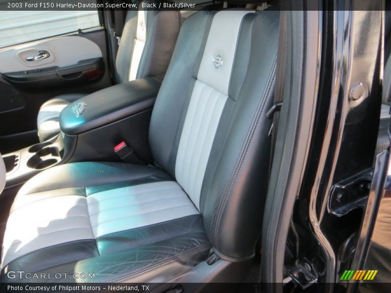 Black / Black/Silver 2003 Ford F150 Harley-Davidson SuperCrew