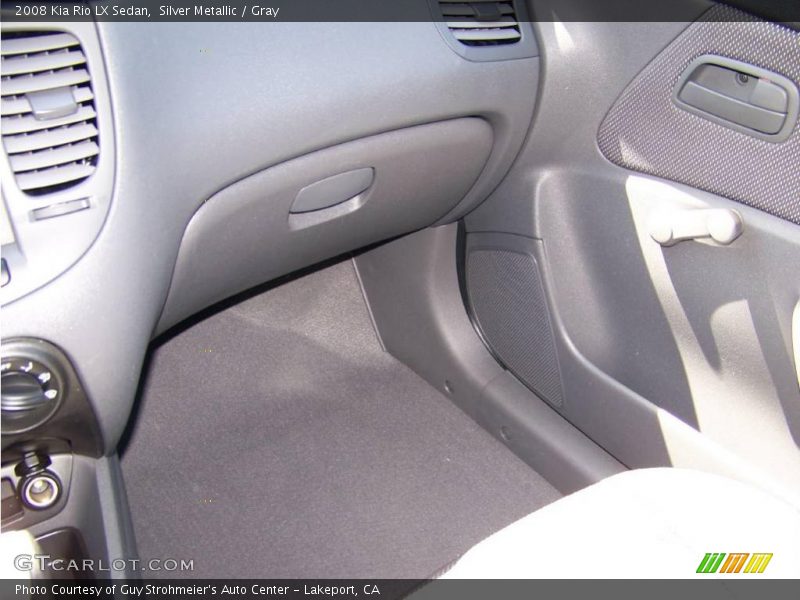 Silver Metallic / Gray 2008 Kia Rio LX Sedan