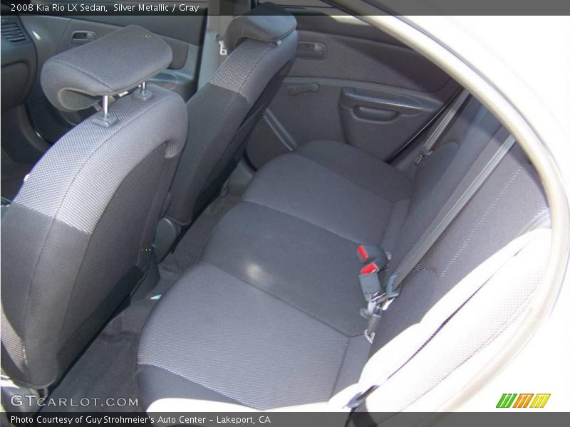 Silver Metallic / Gray 2008 Kia Rio LX Sedan