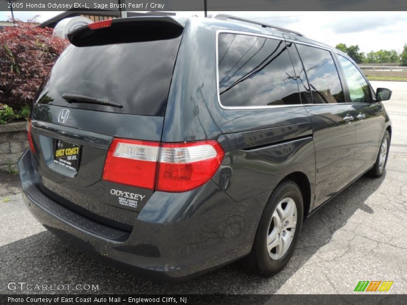 Sage Brush Pearl / Gray 2005 Honda Odyssey EX-L