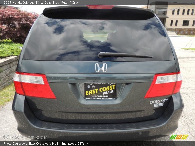 Sage Brush Pearl / Gray 2005 Honda Odyssey EX-L