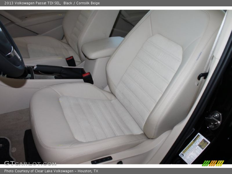 Black / Cornsilk Beige 2013 Volkswagen Passat TDI SEL