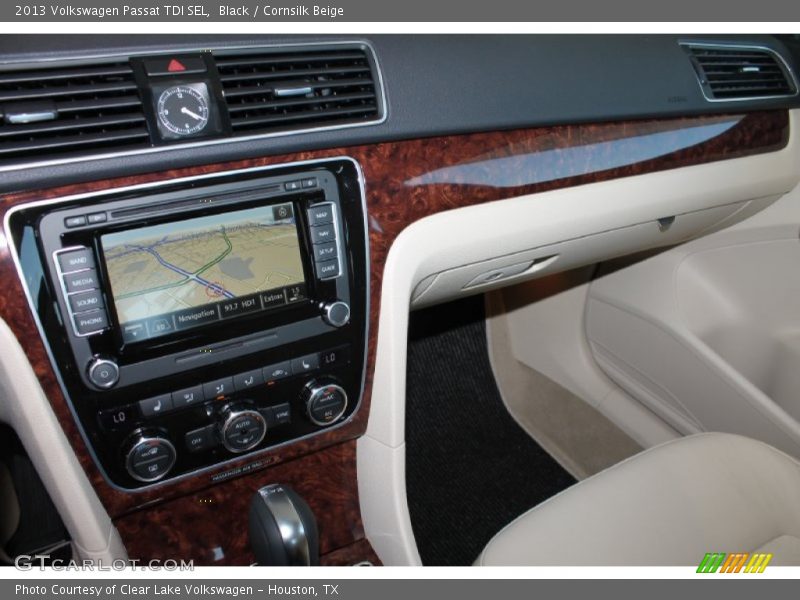 Black / Cornsilk Beige 2013 Volkswagen Passat TDI SEL