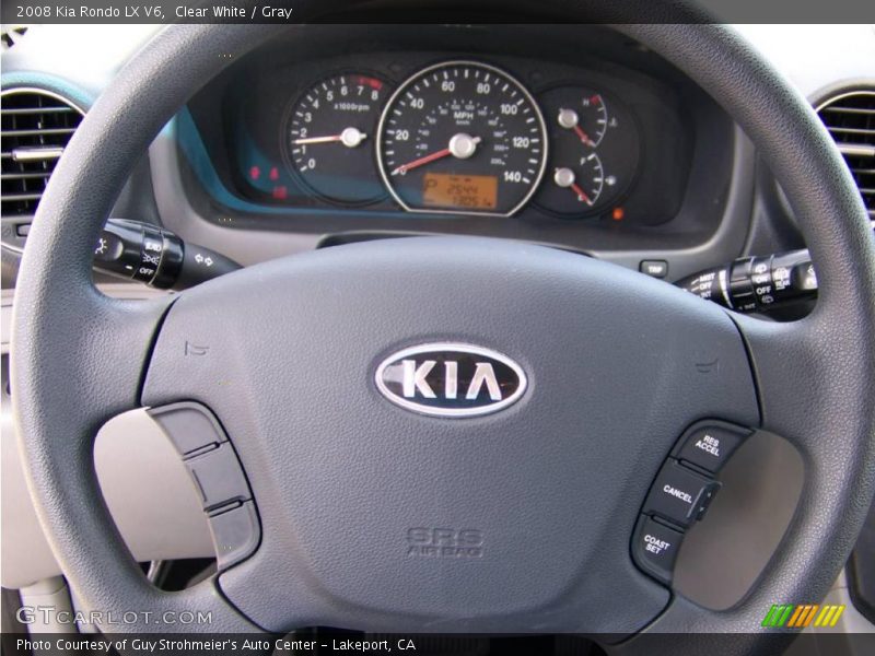 Clear White / Gray 2008 Kia Rondo LX V6
