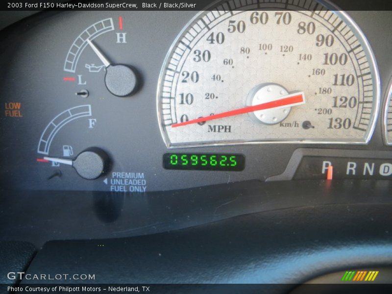 Black / Black/Silver 2003 Ford F150 Harley-Davidson SuperCrew