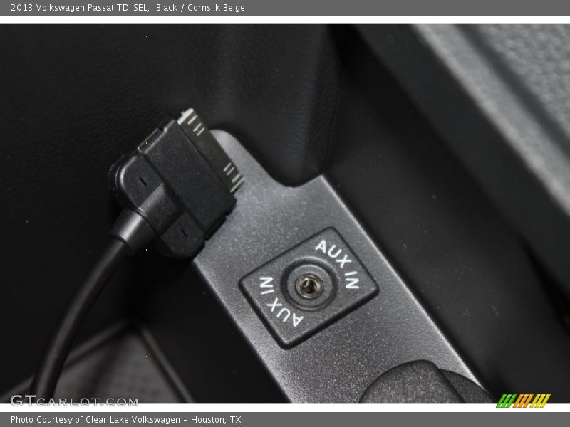 Black / Cornsilk Beige 2013 Volkswagen Passat TDI SEL