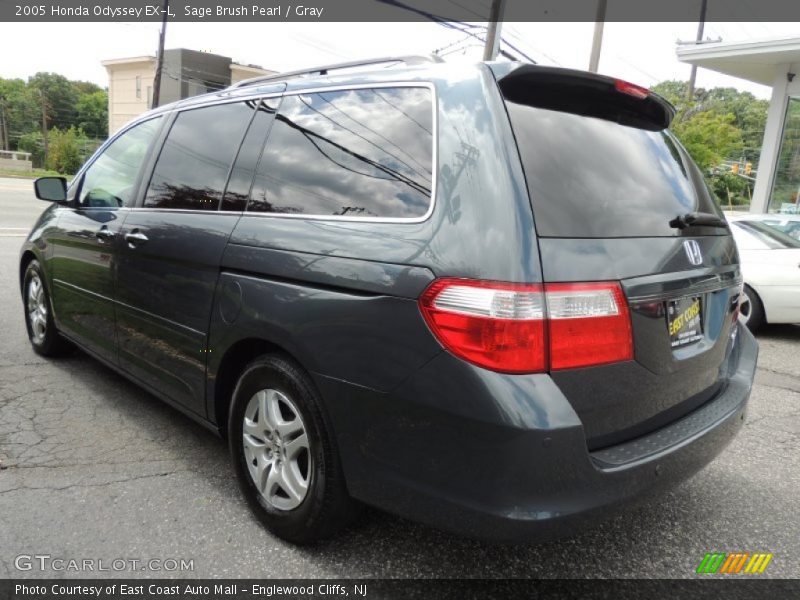 Sage Brush Pearl / Gray 2005 Honda Odyssey EX-L