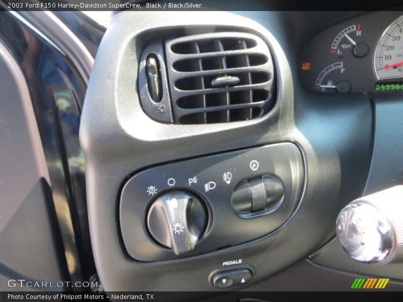 Black / Black/Silver 2003 Ford F150 Harley-Davidson SuperCrew