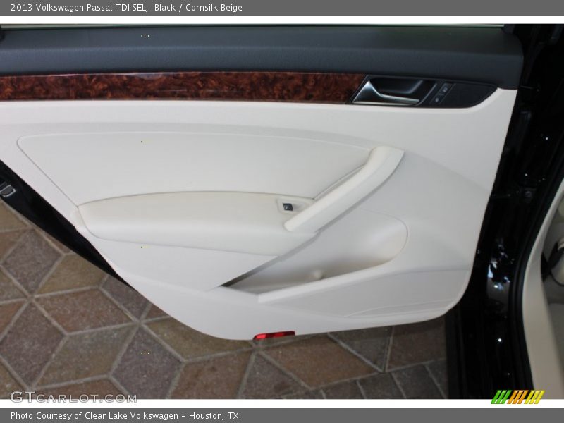 Black / Cornsilk Beige 2013 Volkswagen Passat TDI SEL