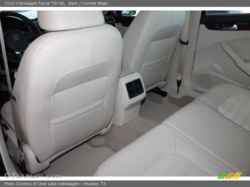 Black / Cornsilk Beige 2013 Volkswagen Passat TDI SEL