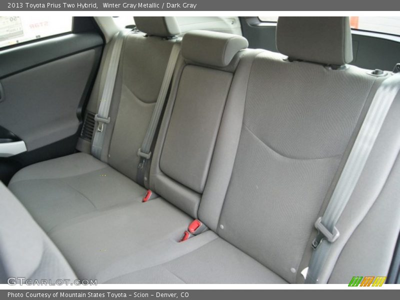 Winter Gray Metallic / Dark Gray 2013 Toyota Prius Two Hybrid