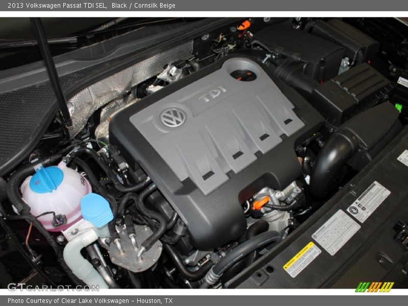 Black / Cornsilk Beige 2013 Volkswagen Passat TDI SEL
