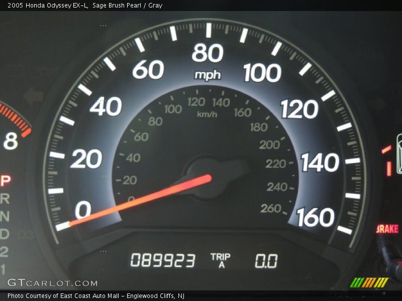 Sage Brush Pearl / Gray 2005 Honda Odyssey EX-L