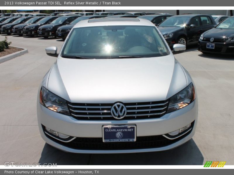 Reflex Silver Metallic / Titan Black 2013 Volkswagen Passat TDI SEL