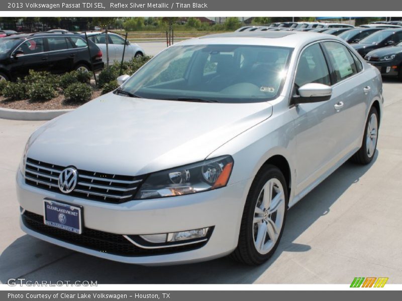 Reflex Silver Metallic / Titan Black 2013 Volkswagen Passat TDI SEL