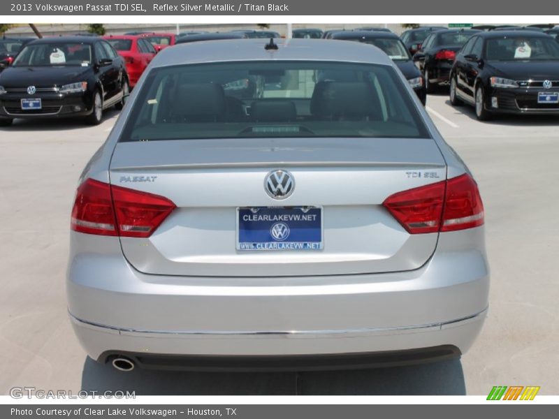 Reflex Silver Metallic / Titan Black 2013 Volkswagen Passat TDI SEL
