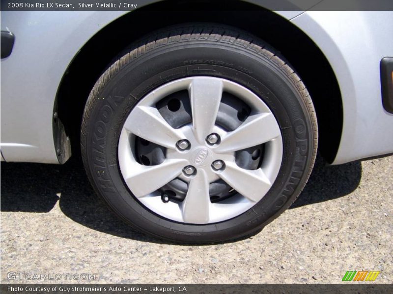 Silver Metallic / Gray 2008 Kia Rio LX Sedan