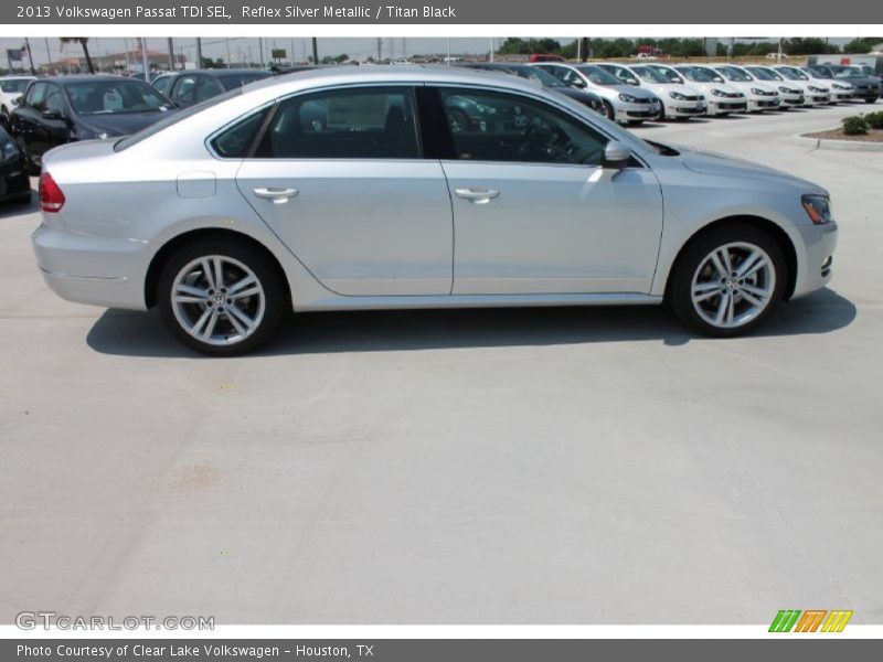 Reflex Silver Metallic / Titan Black 2013 Volkswagen Passat TDI SEL