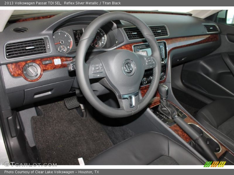 Reflex Silver Metallic / Titan Black 2013 Volkswagen Passat TDI SEL