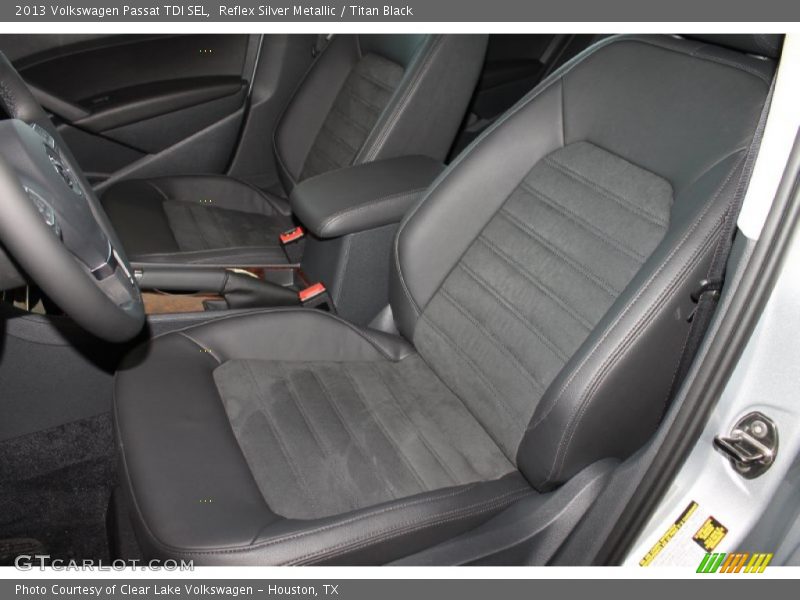 Reflex Silver Metallic / Titan Black 2013 Volkswagen Passat TDI SEL
