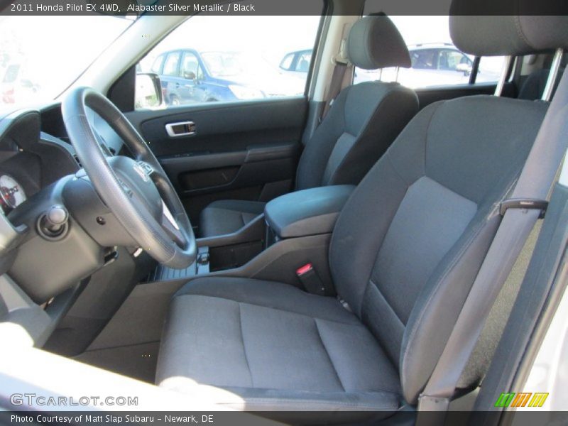 Alabaster Silver Metallic / Black 2011 Honda Pilot EX 4WD