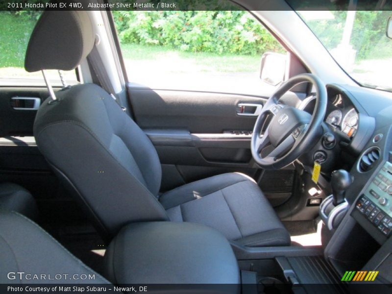 Alabaster Silver Metallic / Black 2011 Honda Pilot EX 4WD